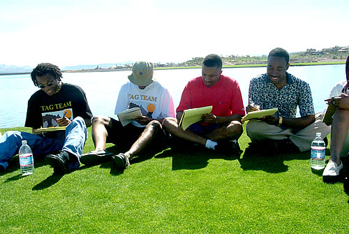 Team Leaders taking notes, Las Vegas Team Leader Retreat