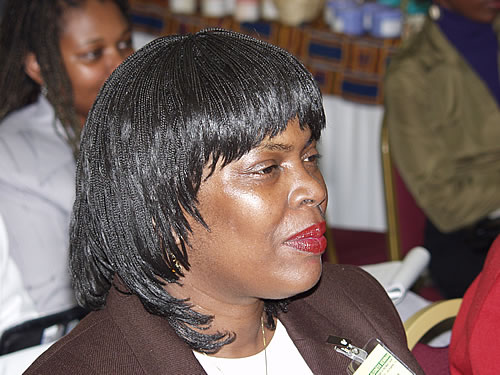 Linda enjoying the seminar, Los Angeles, California Black Business Seminar