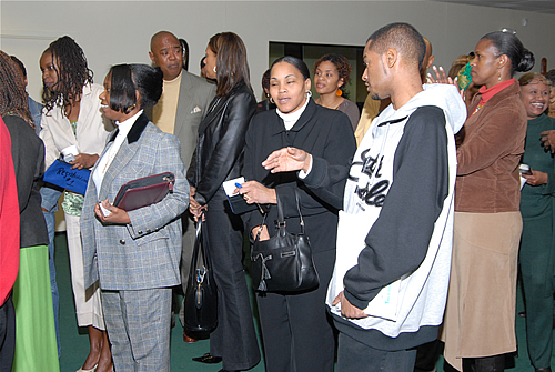 Guests enjoying event, TAG TEAM Marketing Atlanta Facility Grand Opening