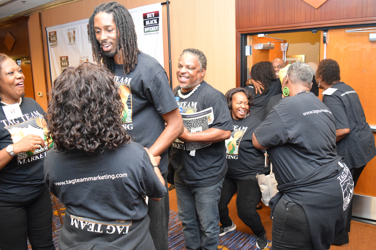 Brothers and Sisters entering convention, 2019 TAG TEAM Convention - Los Angeles, California