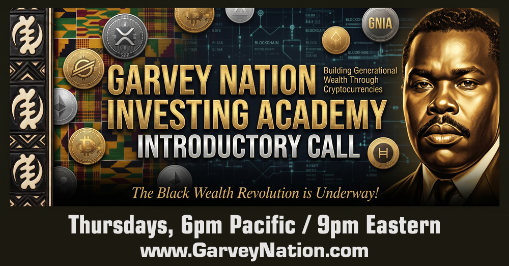 Garvey Nation Investing Academy Introductory Zoom Video Call