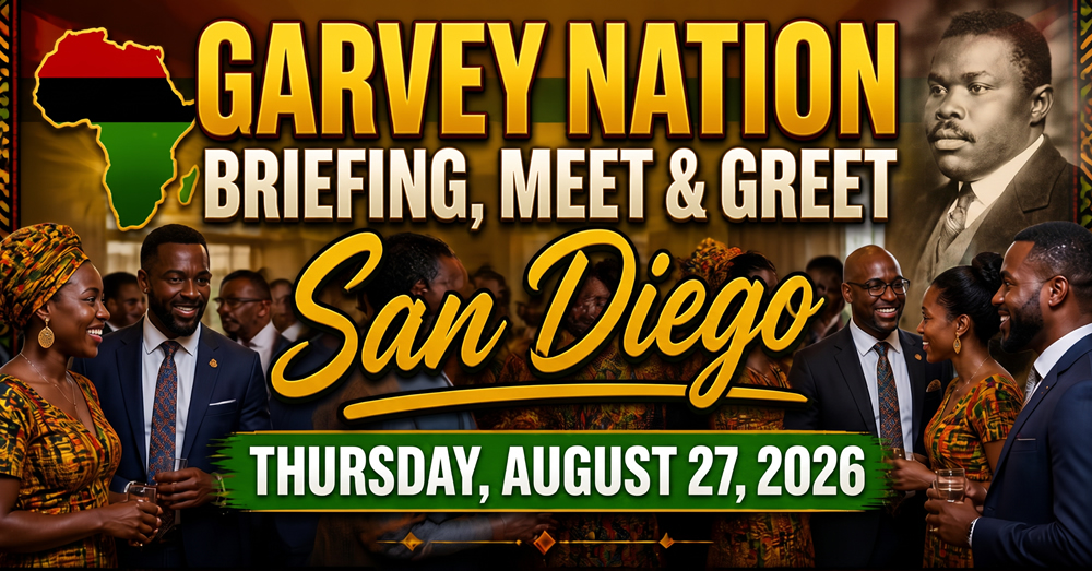 Garvey Nation Briefing, Meet & Greet - San Diego