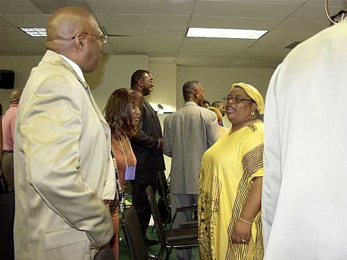 Audience roleplaying, Atlanta, Georgia Black Business Seminar