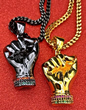 RBG Black Power Fist Necklace