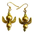 Designer Earrings - Golden Angel