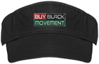 Buy Black Movement Embroidered Visor