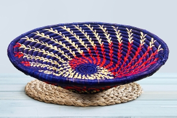 Senegalese Woven Basket - Medium - Style 5