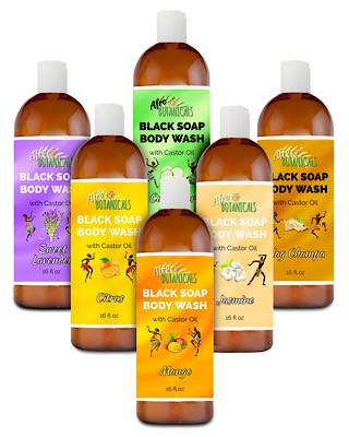 Afro Botanicals Black Soap Body Wash