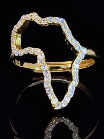 Motherland Africa Outline Ring