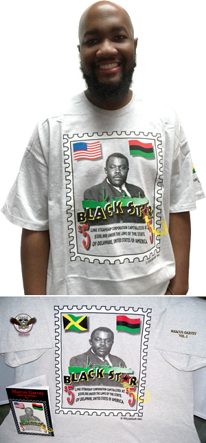 Marcus Garvey “Hero of Heroes” T-Shirt & Booklet