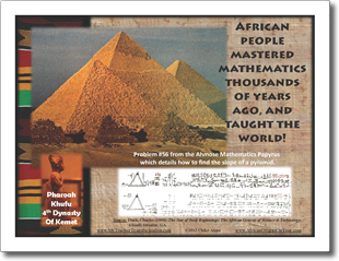 African Mathematics Poster