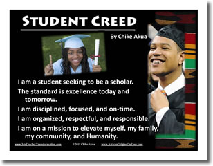 Student Creed Poster