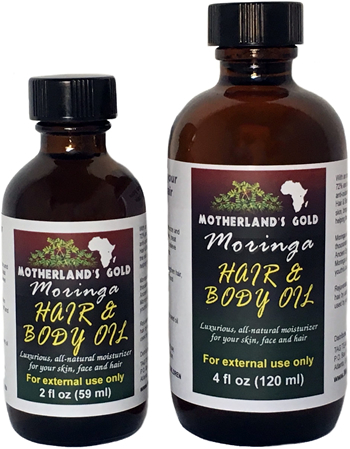 Motherland's Gold Moringa Hair & Body Oil