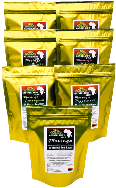 Motherland’s Gold Moringa Tea - Variety Pack