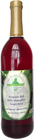 Shepherd's Harvest Premium Red Muscadine Grape Juice