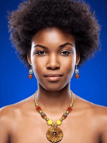 (CLOSEOUT) Egyptian Royalty 'Red' Necklace & Earrings (with Agate Stone)