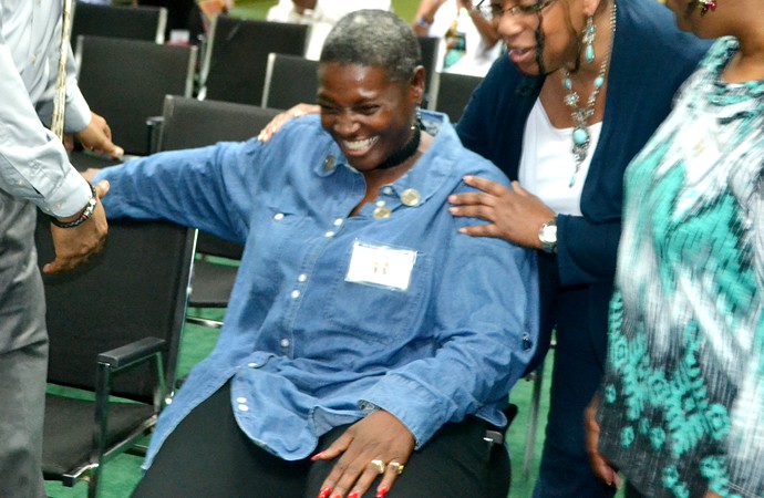 Toni Sitting When Called For TAG Award Toni Sitting When Called For TAG Award