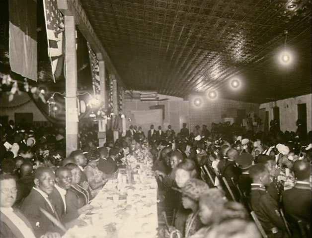 Dinner at Third Royal Court Reception of the UNIA in Liberty Hall, Harlem, NY on August 30, 1924