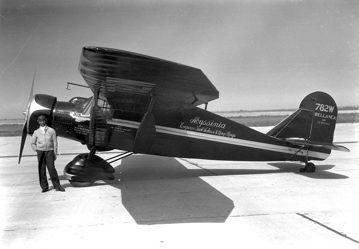 Hubert Julian - The Black Eagle, head of the U.N.I.A. Black Eagle Flying Corps