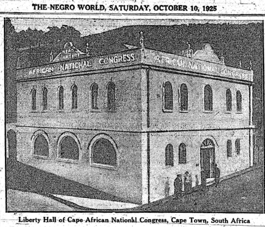 Liberty Hall - Capetown, South Africa- 1925