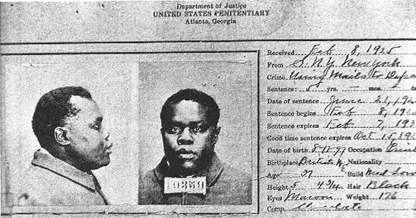 Marcus Garvey in custody