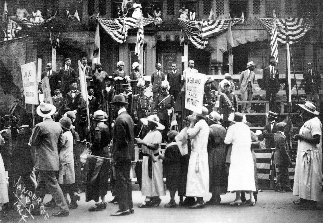 U.N.I.A. Parade Grandstand In Harlem, New York