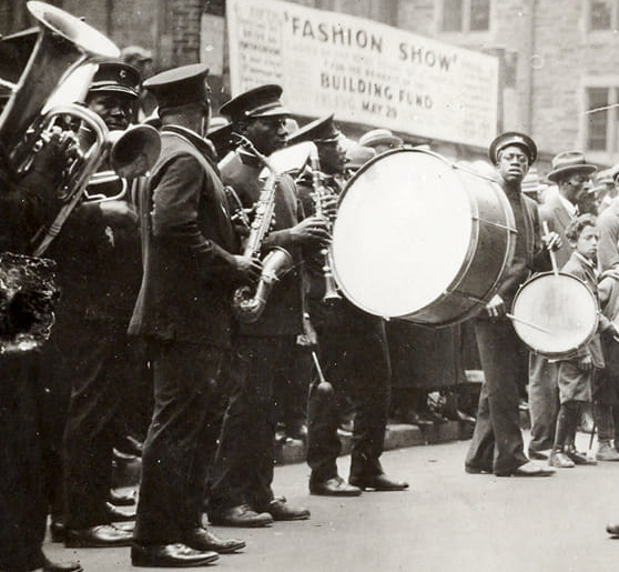 U.N.I.A. Musical Detachment playing music