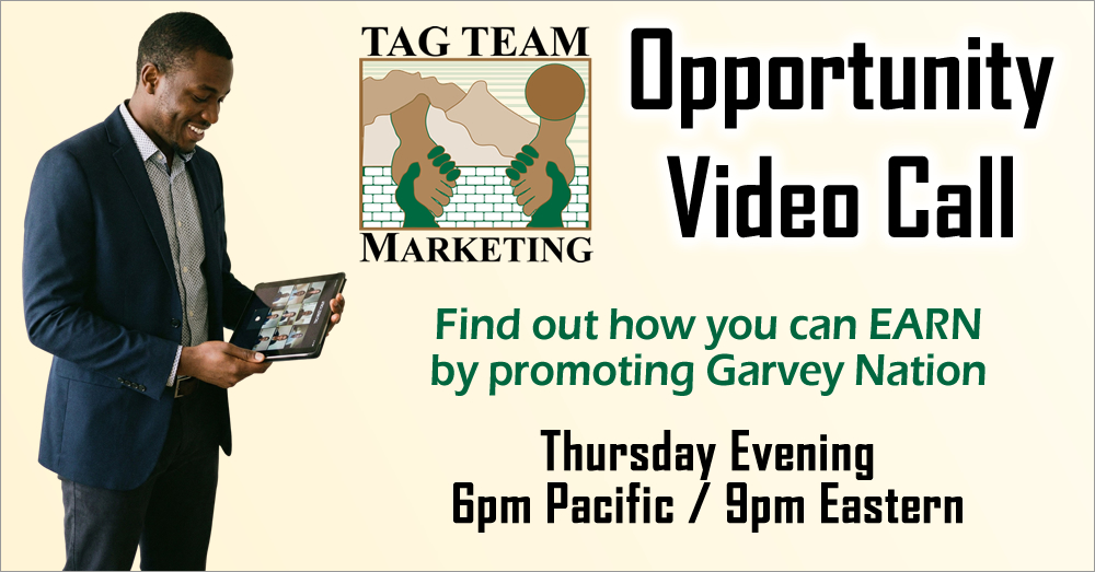 TAG TEAM Marketing Opportunity Video Call