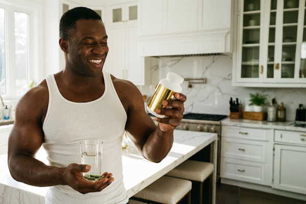 Brother Taking Motherland's Gold Moringa Capsules