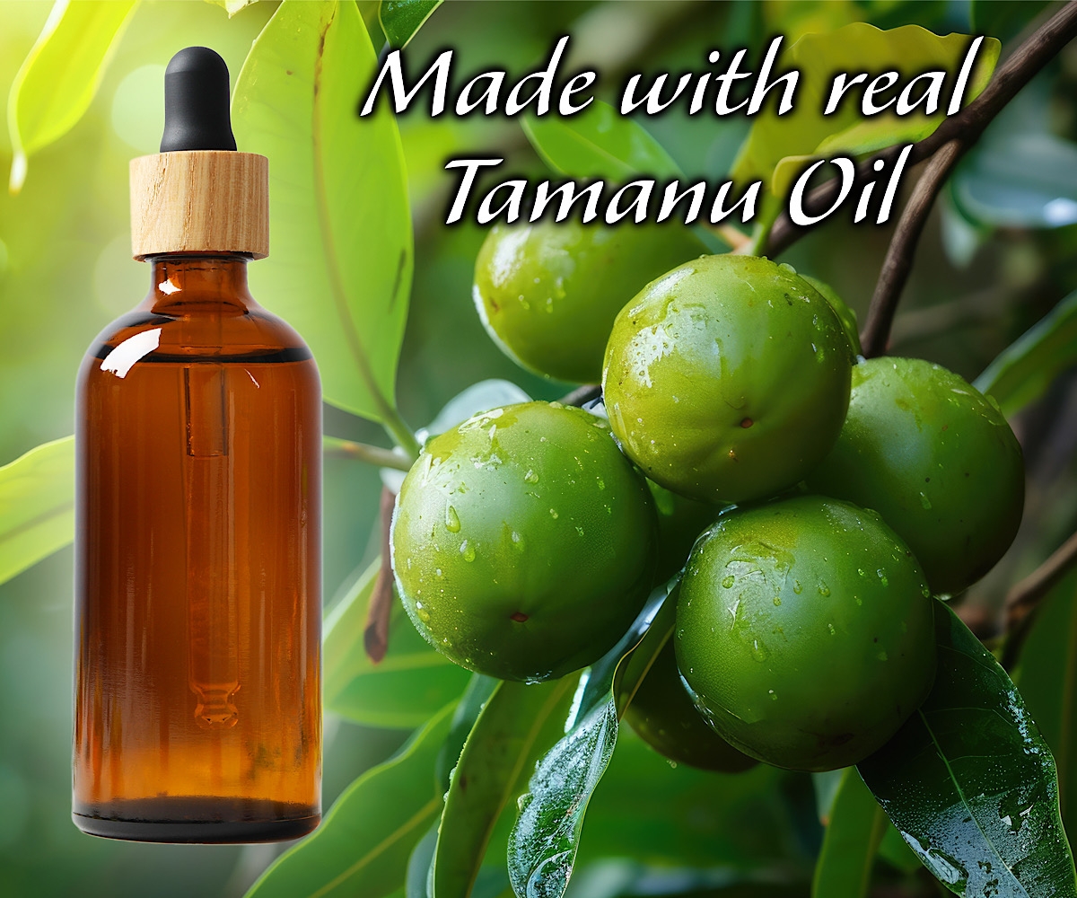 Made with Tamanu Oil