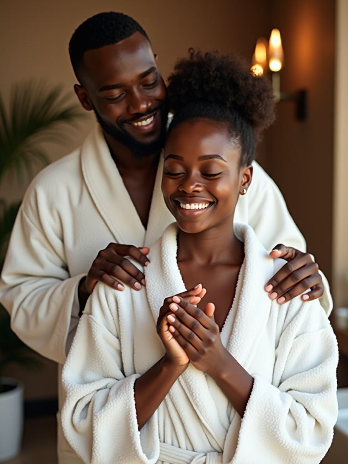Couple in spa
