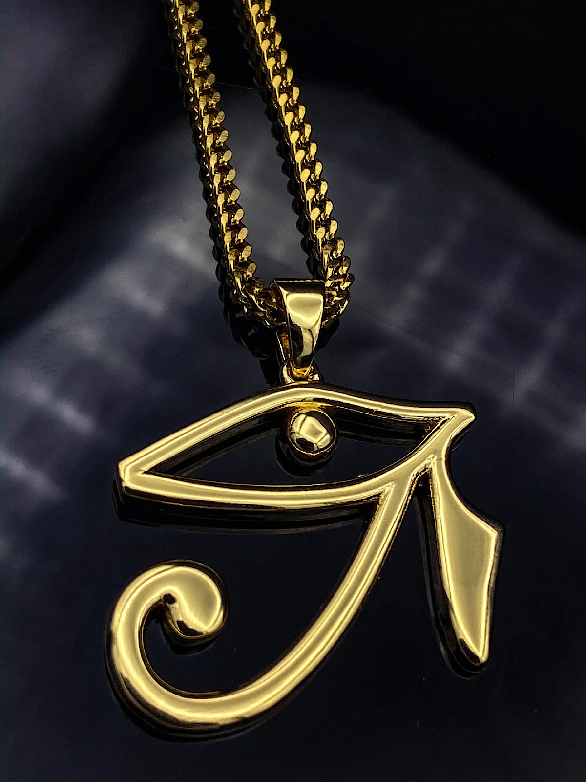 Ancient Aura - Eye of Heru Chain - Black Background 2