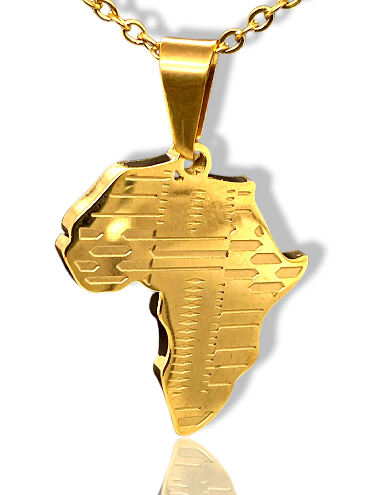 Ancient Aura - Kente Africa Chain - White Background