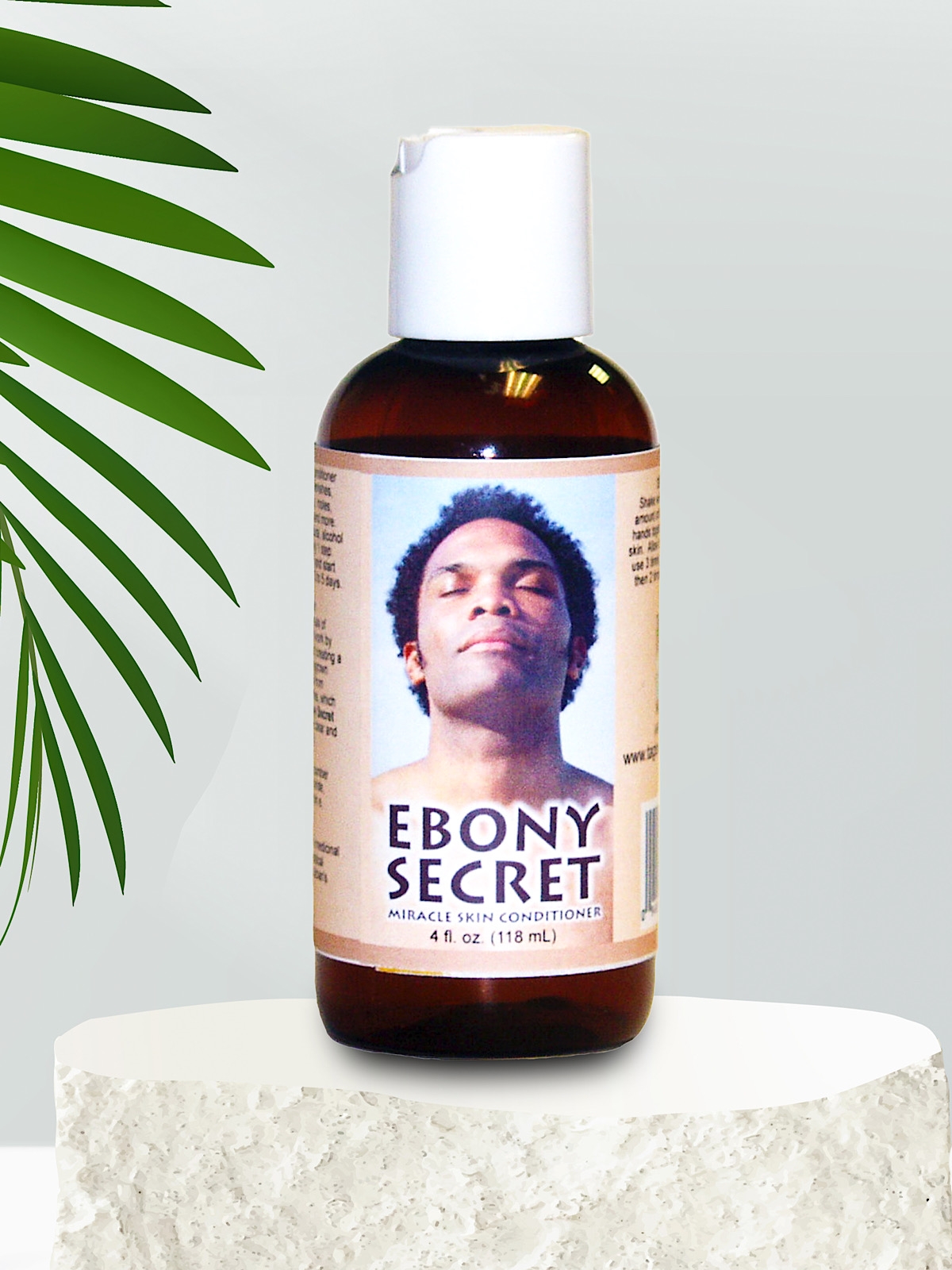 Ebony secret on stone