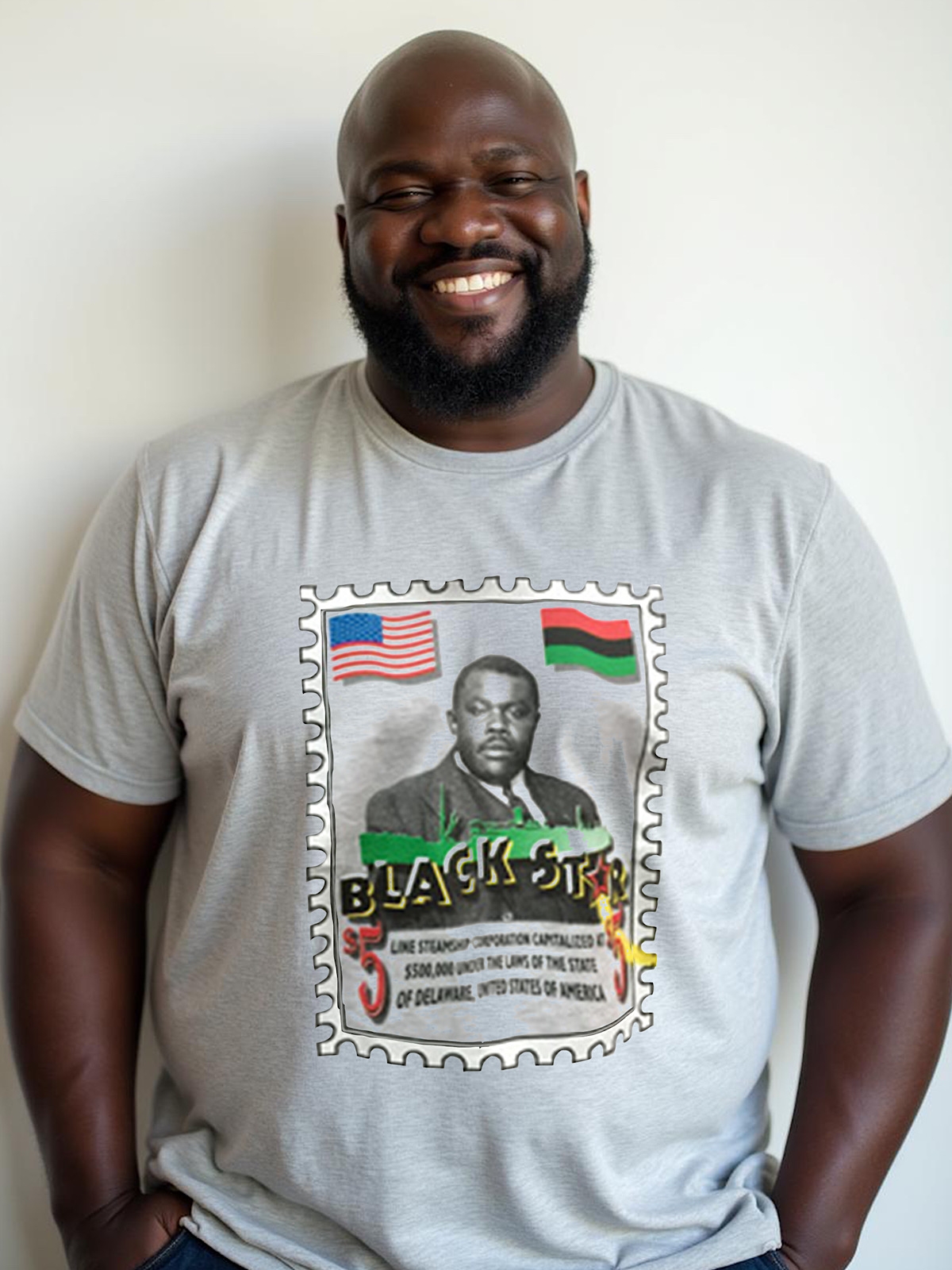 Man wearing t shirt #2