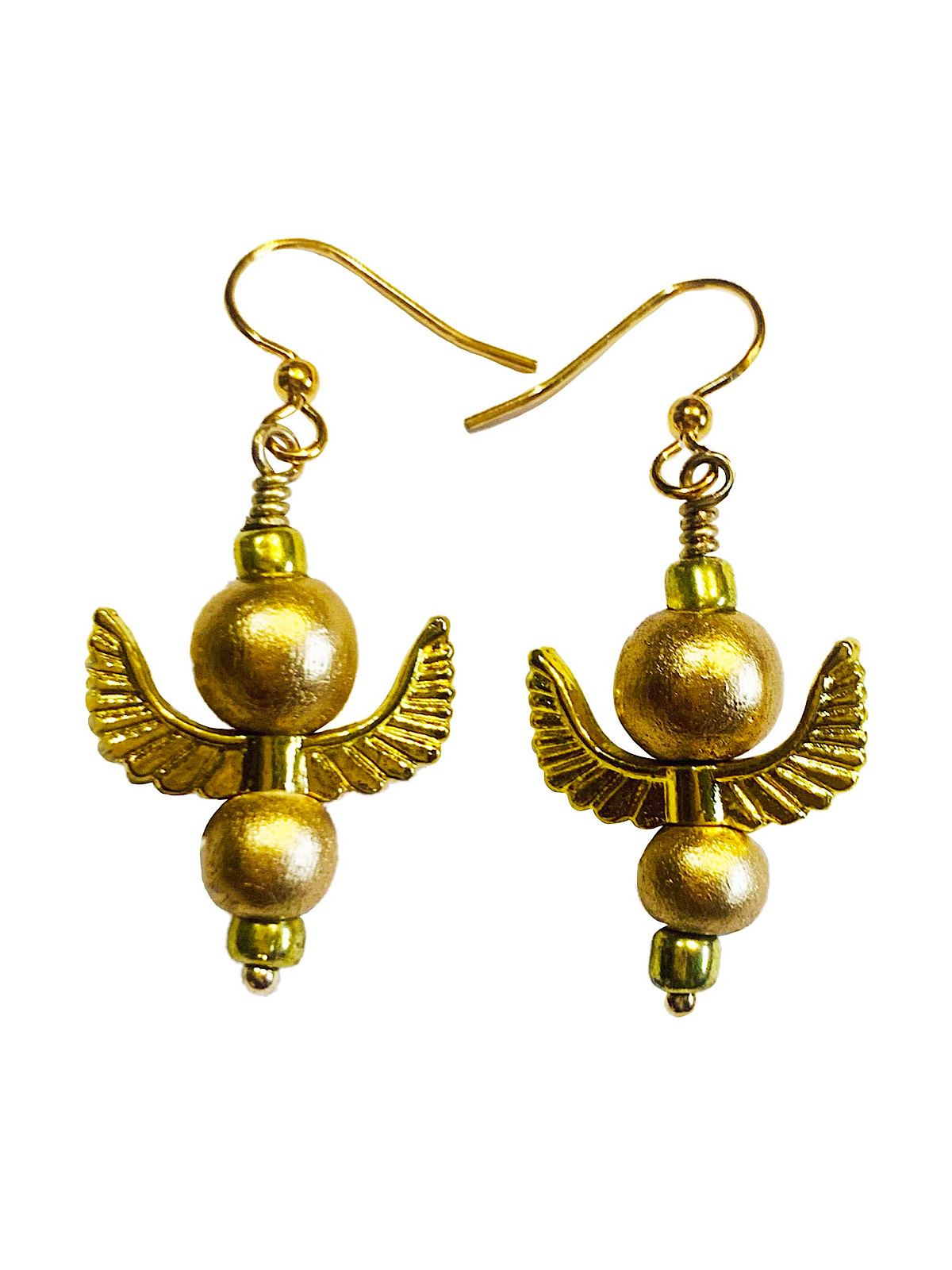 Onyx Fine AfriKan Jewelry - Earrings - Golden Angel - Display