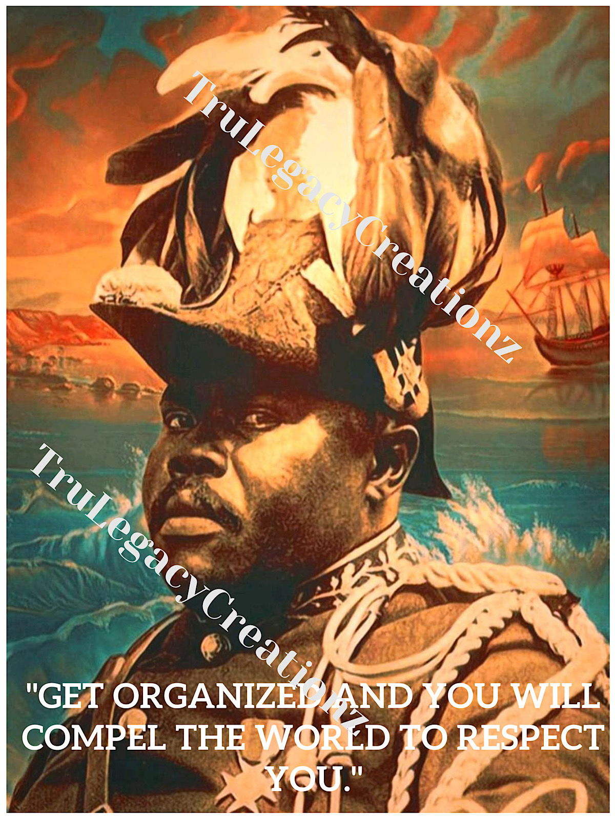 TRU Legacy Creations - Garvey Get Organized T-Shirt - graphic