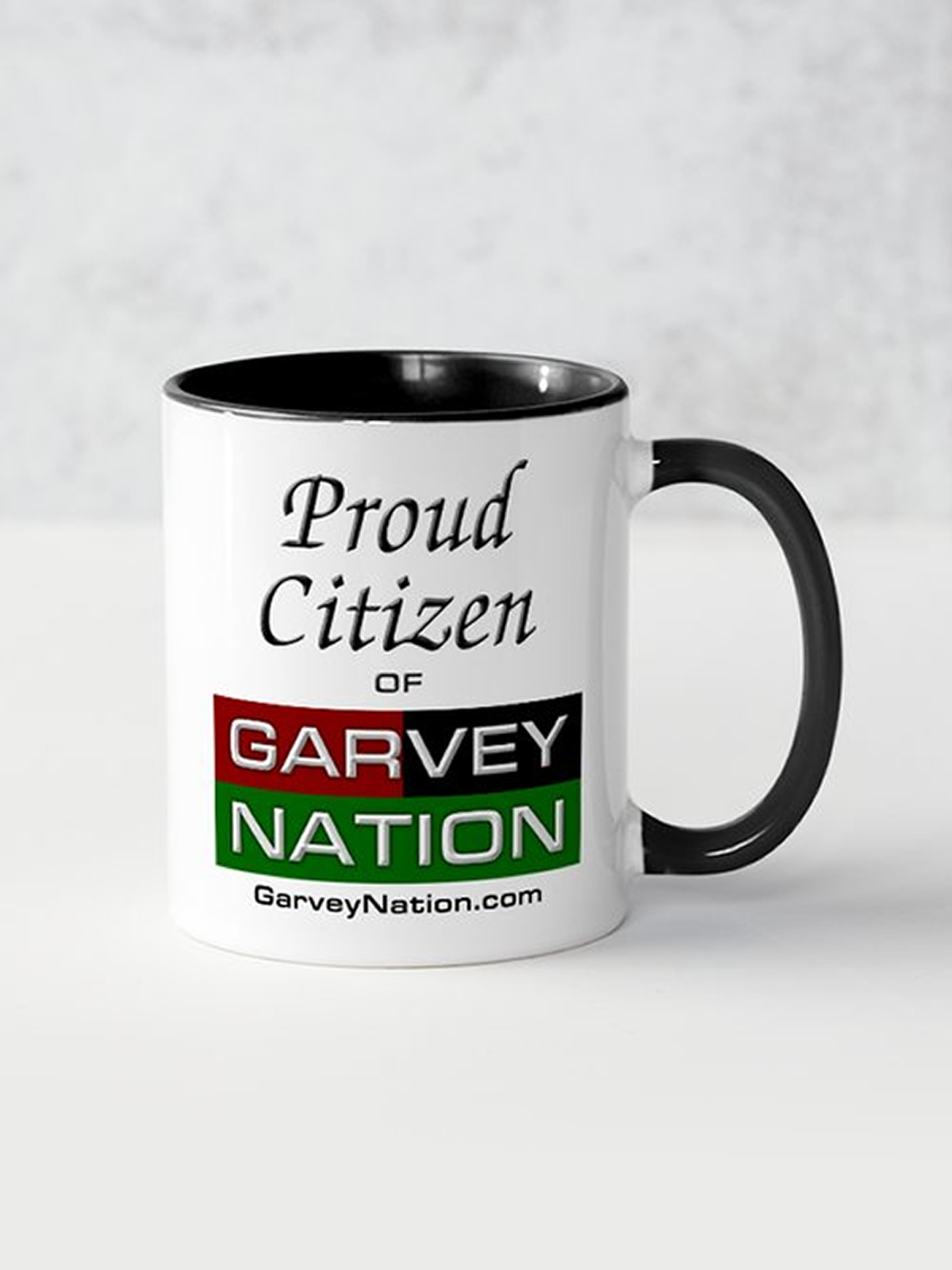 Garvey Nation Mug - Proud Citizen - Back