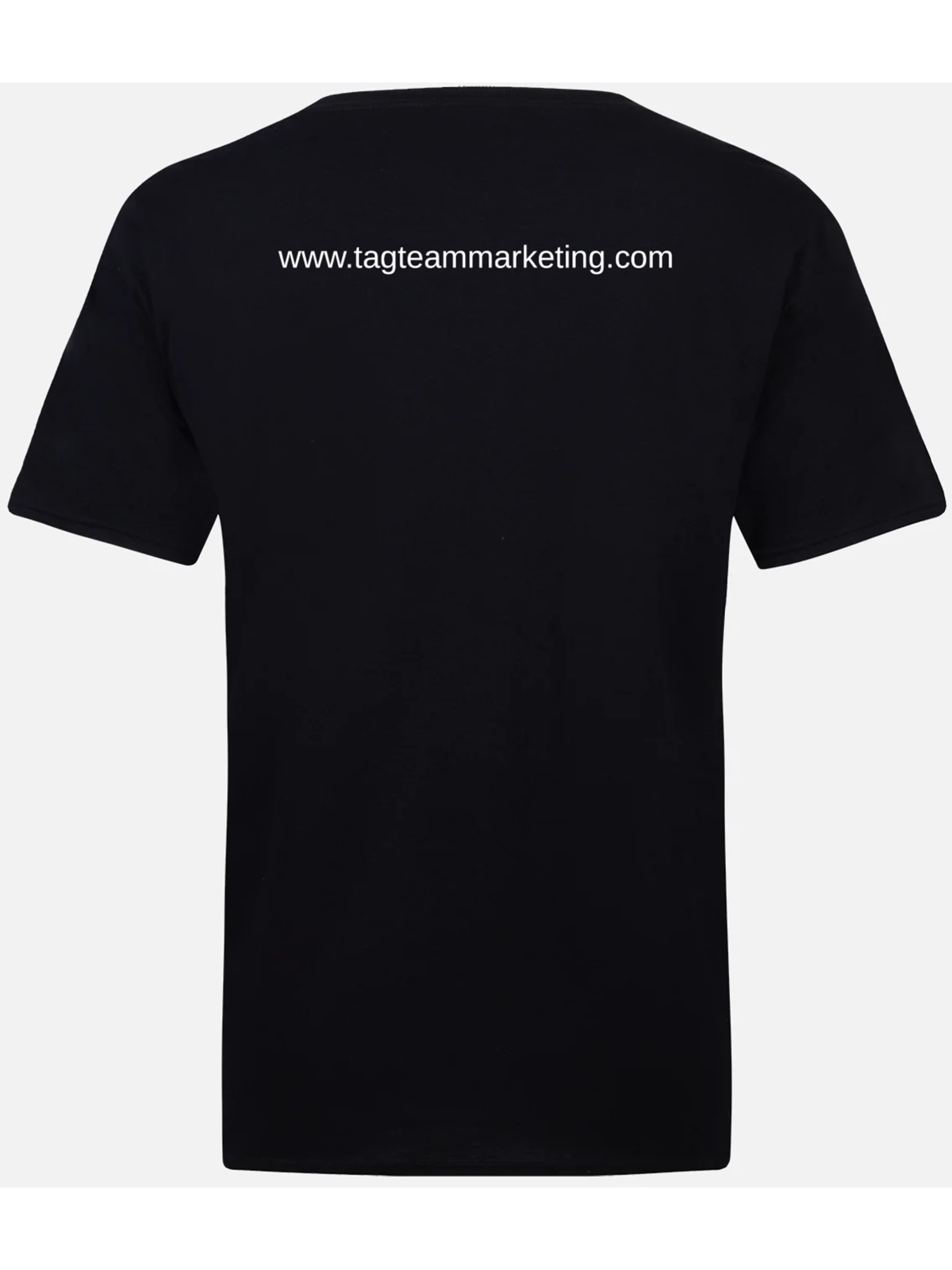 TAG TEAM Marketing Logo T-Shirt Black - Back