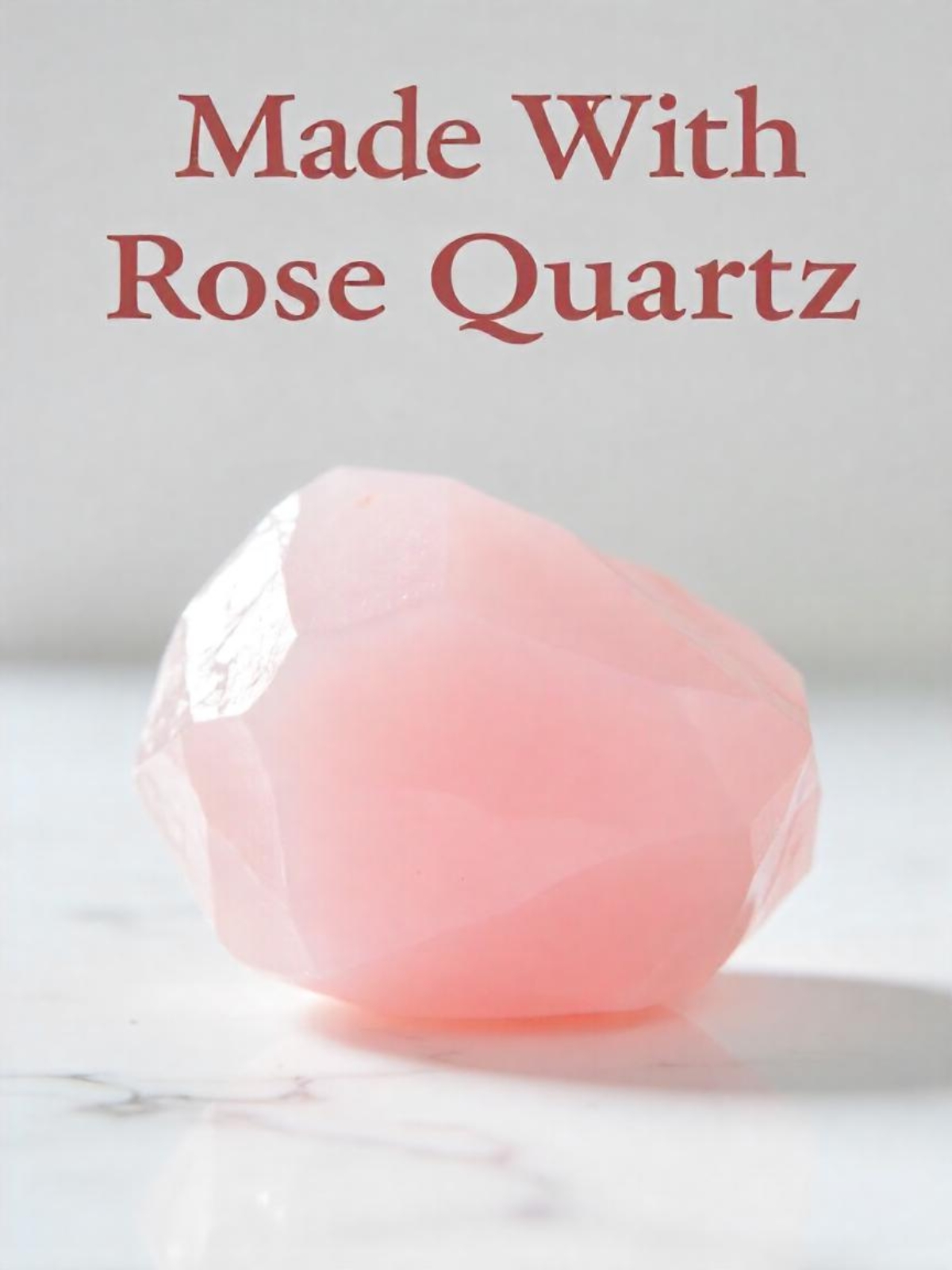 Made with rose quartz