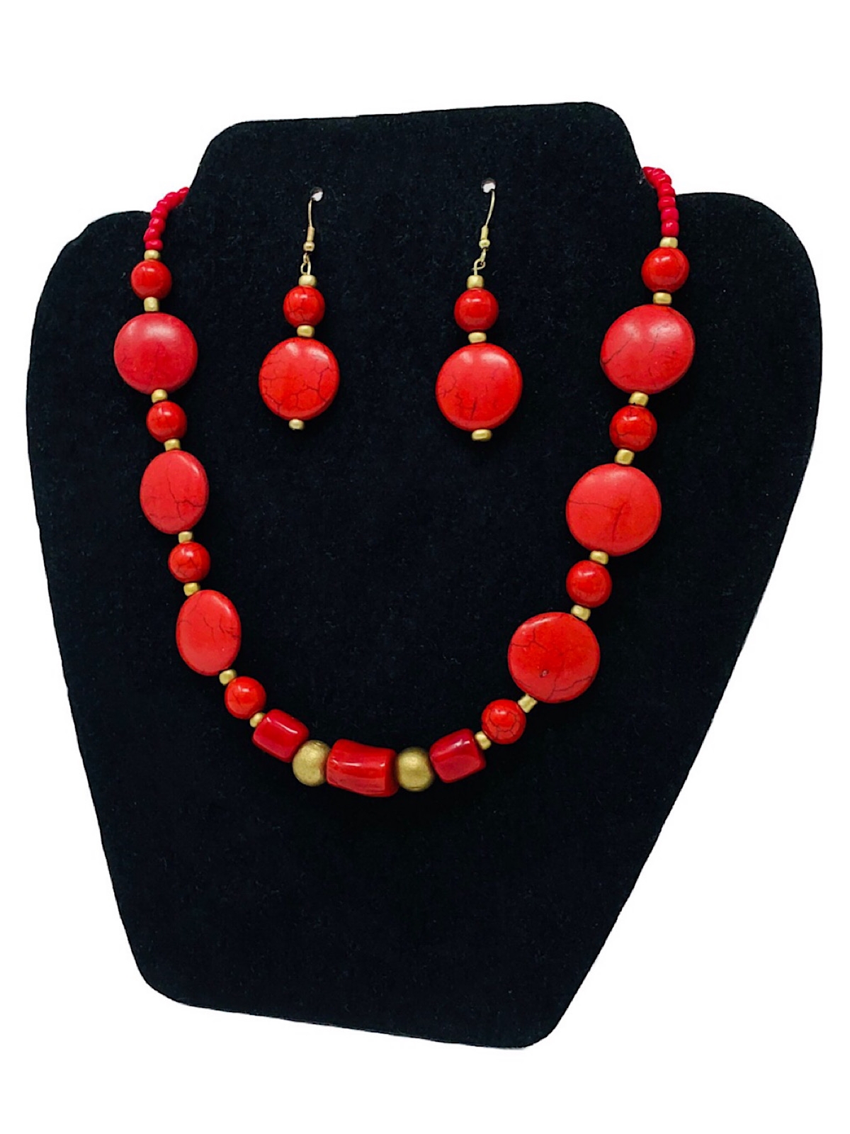 Necklace staged
