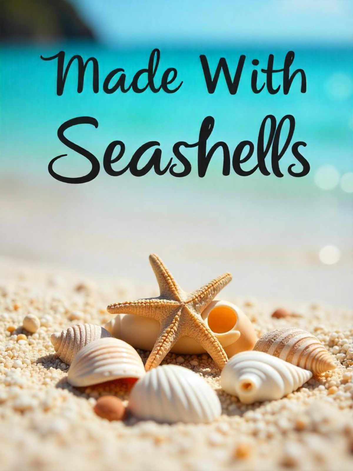 Made with seashells