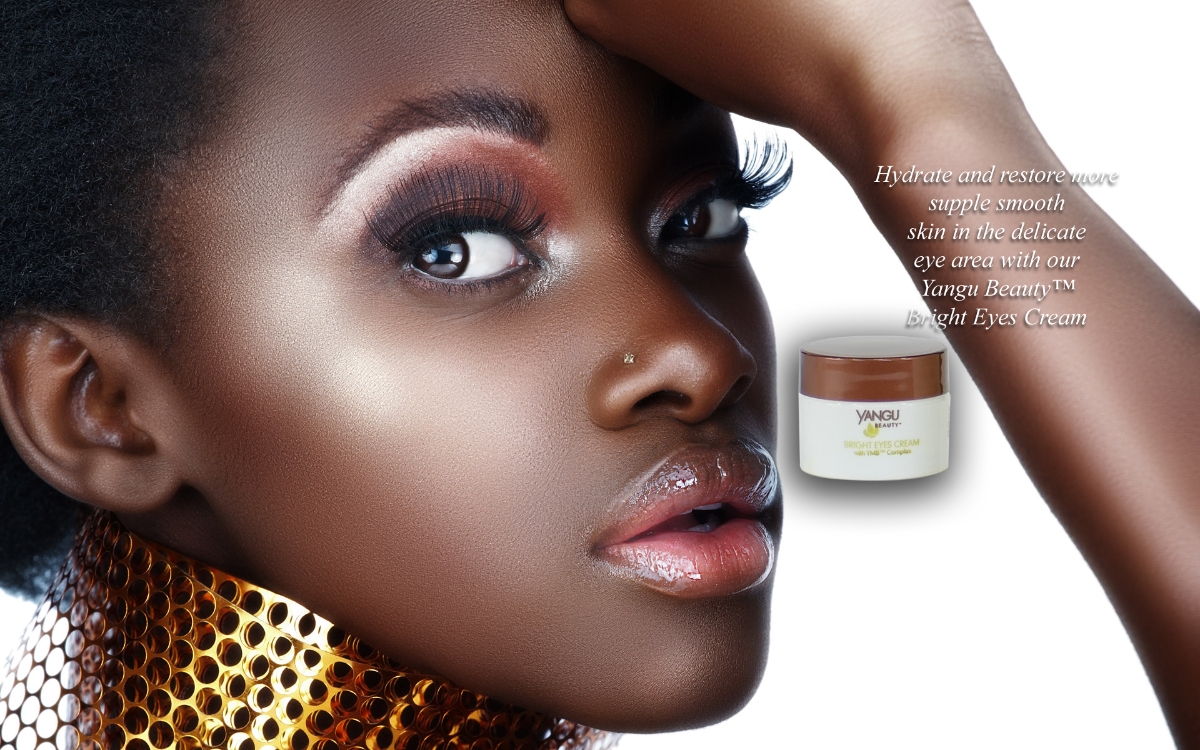 Model with Bright Eyes Cream