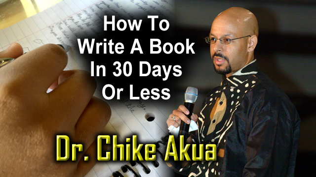 How To Write A Book In 30 Days Or Less