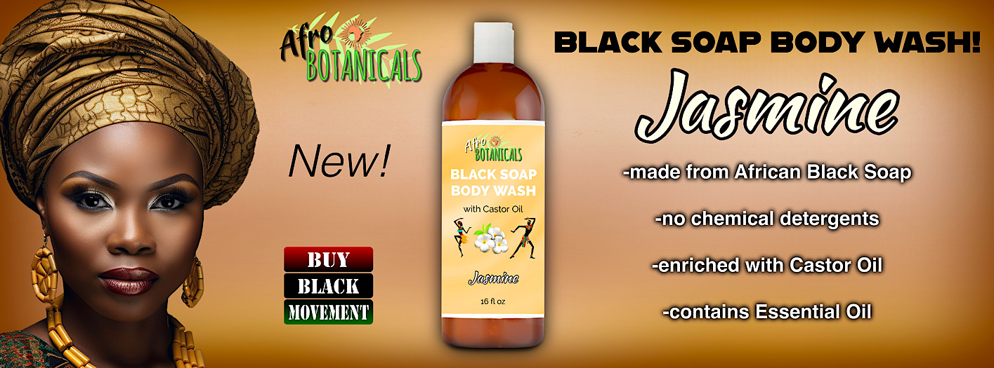 Afro Botanicals Black Soap Body Wash