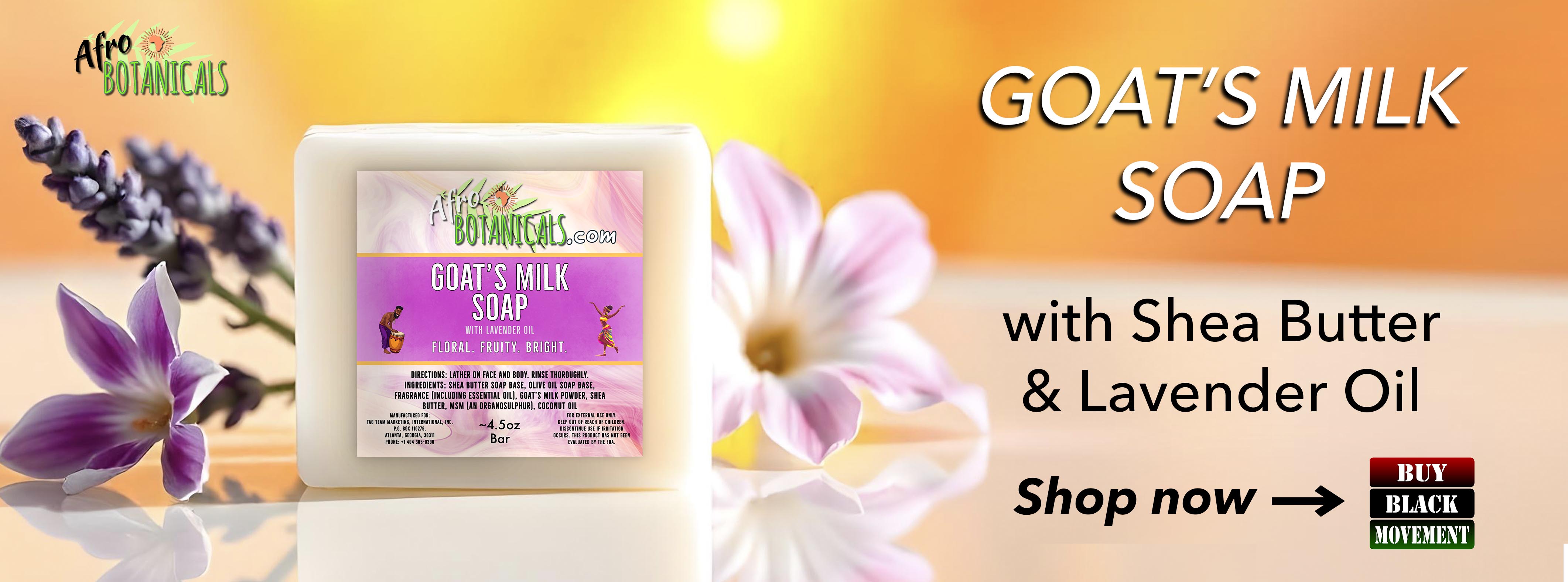 Afro Botanicals Goats Milk Soap